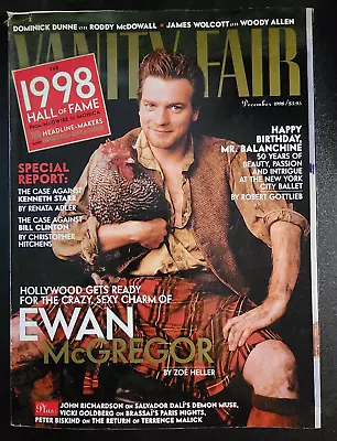 Vanity Fair Magazine December 1998 Ewan McGregor Clinton/Starr B34:1276 • $10.36