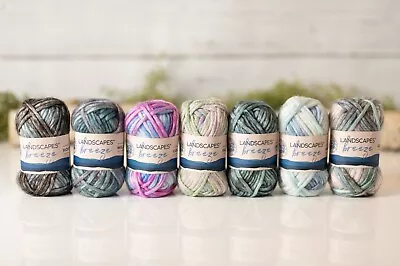 (7 Pack) Lion Brand Yarn 543-998K Landscapes Breeze Yarn Minis Assorted • $15.99