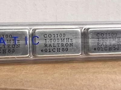 Raltron CO1100 1.000 MHz Crystal Oscillator-5 Pcs • $15