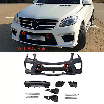 Front Bumper For Mercedes Benz W166 ML350 ML550 2012-14 W/AMG Styling Pkg W/DRLs • $739.10