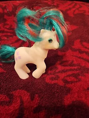 Vintage 1986 My Little Pony G1 BABY Gusty Beddy Bye Eyes Unicorn Maple Leaves • $9.99