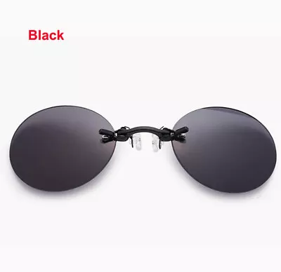 UV400 Sunglasses Men Polarized Morpheus Style Cosplay Nose Clip Glasses • $9.99