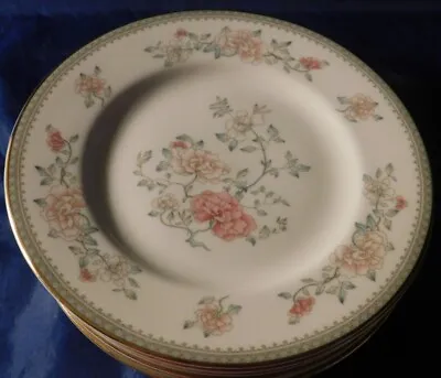 Minton-Royal Doulton-Jasmine-Fine Bone China 6.5  Bread & Butter Plates Set Of 4 • $29.99