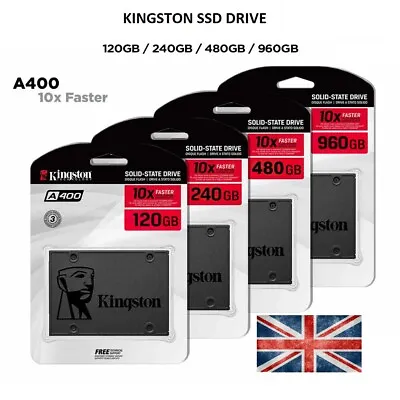 £22.99 • Buy Kingston SSD A400 1TB 960GB 480GB 240GB 120GB SATA III 2.5  Solid State Drive