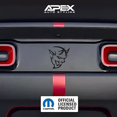 Custom Challenger Taillight Divider Decal - Blank / Debadged + Demon Logo • $39.99