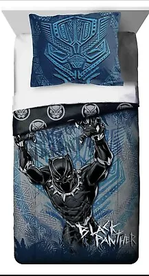 Black Panther Legacy Collection 2 Piece Reversible Comforter Twin/Full Set • $21.99