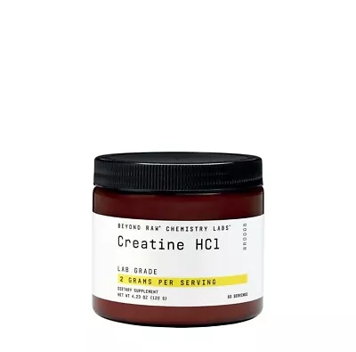 Beyond Raw Chemistry Labs Creatine HCl 60 Servings Improves Muscle Performance • $34.79