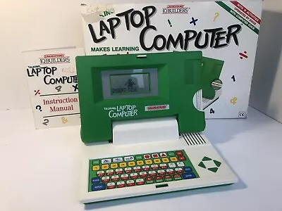 Vtg Kids VTECH Grandstand IQ Builders Talking Laptop Computer Working Complete • $24.65