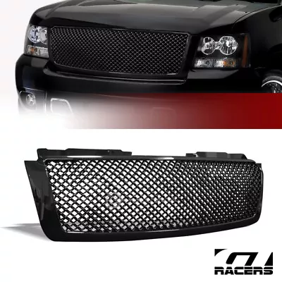 For 2007-2014 Chevy Tahoe/Suburban/Avalanche Blk Mesh Front Bumper Grill Grille • $128