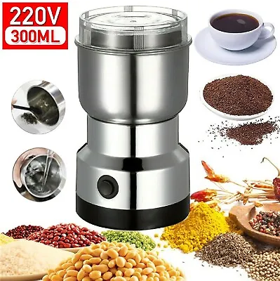 Electric Coffee Grinder Grinding Milling Coffee Bean Nut Spice Blender Machine • $25.49