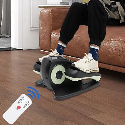 Home Under Desk Elliptical Electric Seated Leg Foot Pedal Exerciser LCD W/Remote • $130