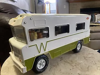 Vintage 1970s Tonka Indian Winnebago RV Motorhome Camper W/ Family & Dog NICE! • $299