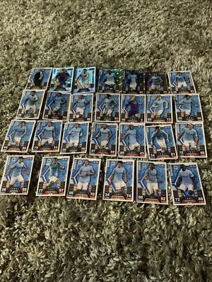 £6.50 • Buy MANCHESTER CITY Match Attax & Extra 2013/14 Bundle (27 Cards) Used Inc 100 Club