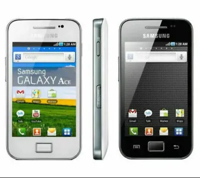 New 3G Samsung Galaxy Ace GT-5830i-BLACK & WHITE Unlocked Smart Mobile Phone UK • £24.99