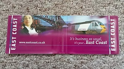 East Coast Travel Train Ticket  Pass Holder Cover • £4.99