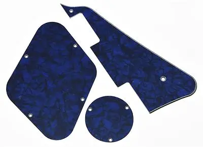 LP Pickguard Control Plate Switch Cavity Covers For Gibson Les Paul Blue Pearl • $13.66