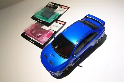 Kyosho Mini-Z AWD MA010 ASF Lancer Evolution TX Less Set USED W/ Spare Tires • $176