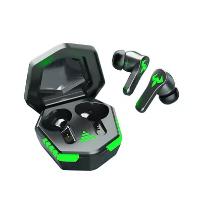 TWS Bluetooth Earphones Wireless Headphone In Ear Gaming Earbuds Low Latency • £10.79