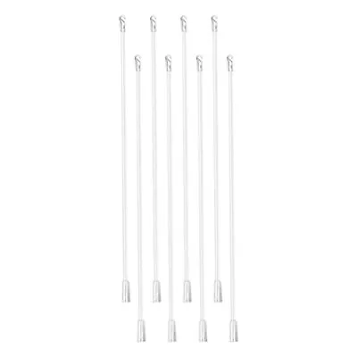 Vertical Blind Wand Replacement Part 8pcs 17 Inches Blind Rod With Hook Plastic • $19.93