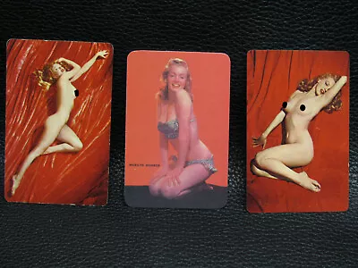 Lot 3 Pinup Girl Swap Cards Marilyn Monroe • $3.50