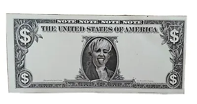 Miley Cyrus Bangerz Concert Confetti Tour Money Dollar Bill • $2.99