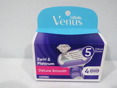 Gillette Venus Swirl Women's Razor Blade Refill 4 Cartridges NEW SEALED • $12.99