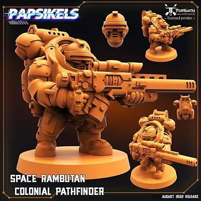 Space Rambutan Colonial Pathfinder - Papsikels - Wargaming 28-32mm Sci-Fi • $17.55