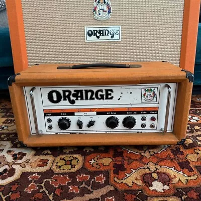 Vintage 1974 Orange OR80 80w Pics & Text British Valve Amplifier Head *1970s* • £2495