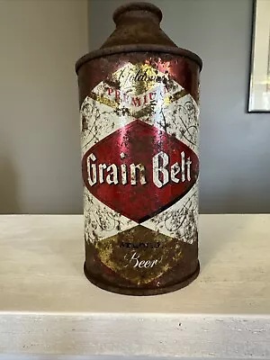 Vintage 1940's “Golden” Premium Grain Belt Beer Cone Top Beer Can Minneapolis MN • $4.99