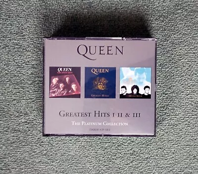 Queen CD The Platinum Collection Greatest Hits 1 2 & 3 • £6