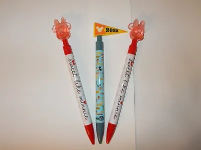 Disney Parks Mixed Lot Of 3 Disney Mickey Minnie Mouse Writing Pens • $19.99