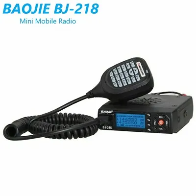 £83.99 • Buy BJ-218 Mini Car Mobile Radio VHF/ UHF Dual-Band FM Transceiver 25W Walkie Talkie