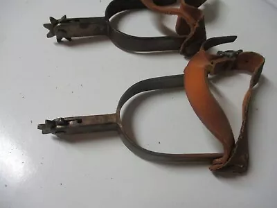 Pair Of Vintage Spurs W/ Leather Straps • $26