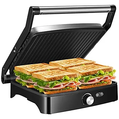 $78.93 • Buy OSTBA Grill Indoor Grill Sandwich Maker With Temperature Setting, Panini Press