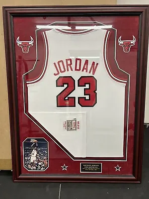 Michael Jordan Jersey 374/1264 Framed Autograph UDA • $20000