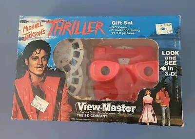 Sealed Michael Jackson In Music Video Thriller Giftset View-master Viewer Reels • $179