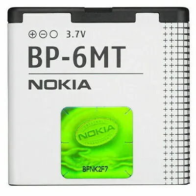 £2.69 • Buy Genuine Nokia BP-6MT Battery For 6720 6350 E51 E81 N81 N82