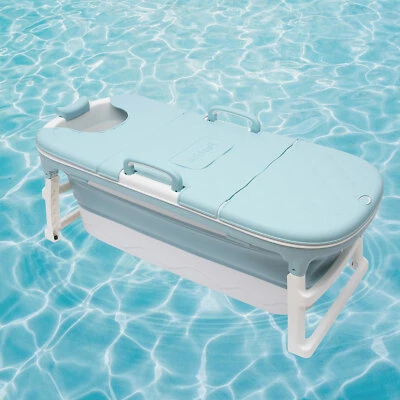 $161.50 • Buy Portable Adult Bathtub Water Tub Folding Spa Bath Bucket Barrel Soaking Sauna US