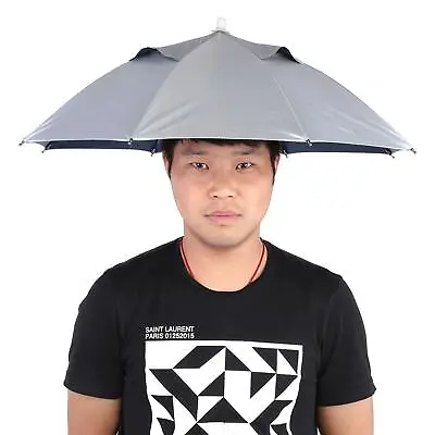 £8.98 • Buy Durable Unbrella Hat Umbrella Hat Anti-Rust Hiking Umbrella Umbrella Hats Head