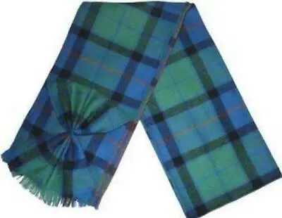 Scottish 100% Wool Tartan Ladies Mini Sash With Rosette - Flower Of Scotland • £14.95