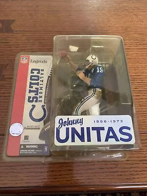 Johnny Unitas Baltimore Colts 2005 Mcfarlane NFL Legends Series 1 NEW! • $17.99