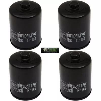 Hiflofiltro® HF198 - 4pk Premium Oil Filter For Victory/Polaris • $35.59