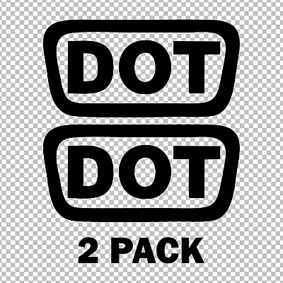 (2x) Dot Motorcycle Helmet Stickers Decals 2-pack Decal Vinyl Sticker Biker Set • $2.99