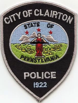 Clairton Pennsylvania Pa Police Patch • $9.99