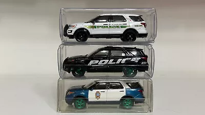 Greenlight Hot Pursuit 1/64 Ford Explorer Police Interceptor 3 Cars Lot I • $9.99