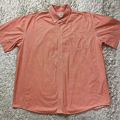 Roper Shirt Mens XL Western Geometric Cotton Button Up Short Sleeve Cowboy • $16.95