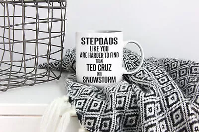 Funny Stepdad Mug Stepdads Like You Ted Cruz Snowstorm Funny Step Dad Gift Ideas • £16.40