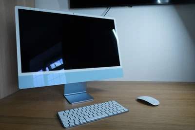 £999 • Buy Apple IMac 24  (256GB SSD, Apple M1, 3.20GHz, 8GB, 7-Core GPU) Blue -...