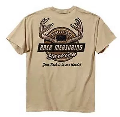 Buck Wear Hunting T-Shirt - Rack Measuring Service - Men's Antlers • $15.95