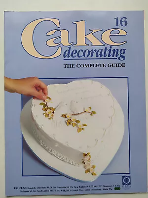 Cake Decorating Orbis Partworks Magazine 1993 Number 16 MAG ONLY NO GIFTS • £3.79